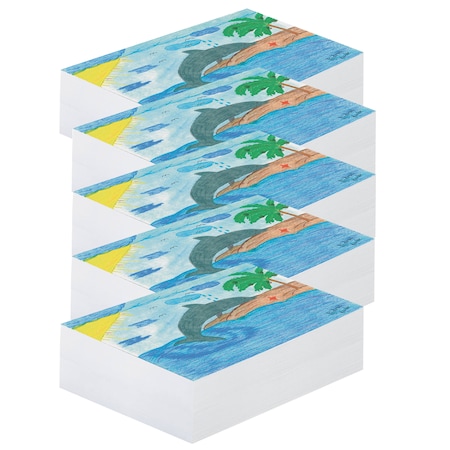 Pacon Newsprint Paper, White, 9" x 12", 500 Sheets Per Pack, PK5 3407